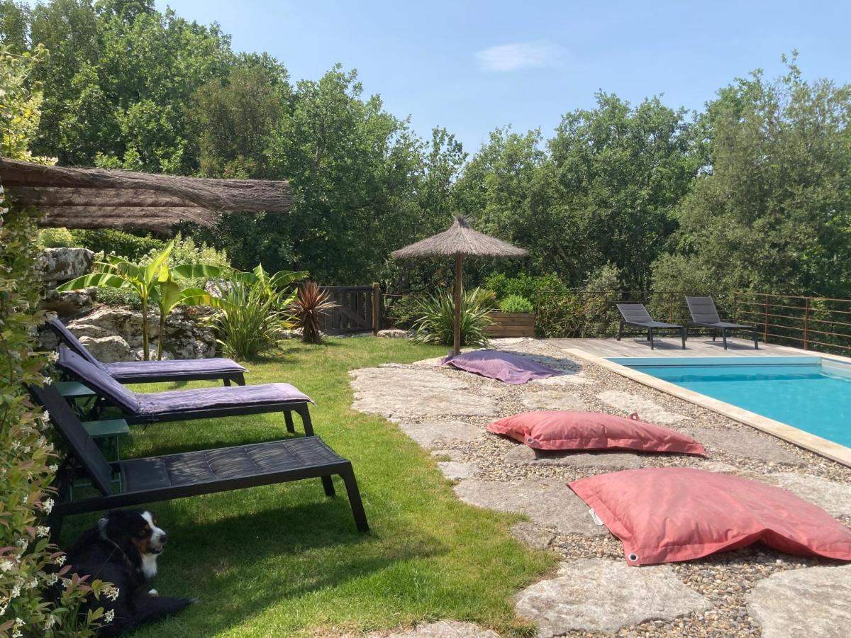 Gites Des Falaises De La Beaume Labeaume Exterior foto